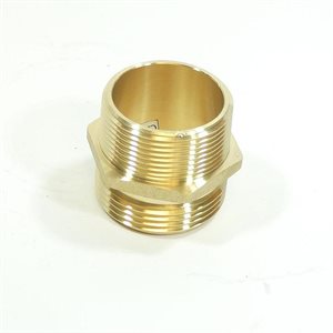 2-1 / 2" Adapter Brass Male NST x Male NST (24)Min.(1)