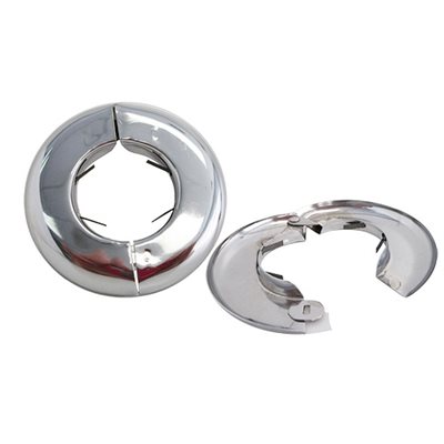 1 / 2" Chrome Metal Wall Plate with Spring (480) Box(48)