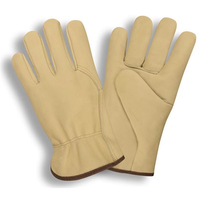 Drivers Standard Cowhide Grain Full Leather Wing Thumb Seamless Finger Large (10) Min.(1)