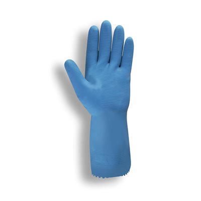 Latex Blue Canners Premium Gloves 18mil Large (12) Min.(1)