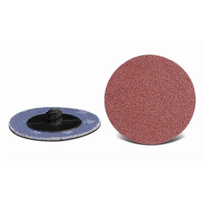 1-1 / 2" 24grit Roll-on Alum / Oxide Laminated Disc Quick Change (400) Min.(100)