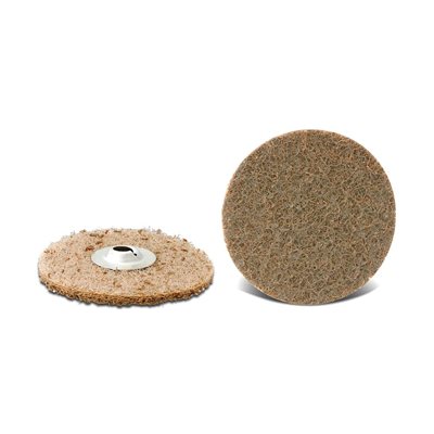 2" Coarse Brown Turn On Non-Woven Disc Quick Change (400) Min.(50)