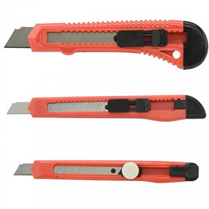 Utility Knife Plastic Metal insert Snap-off Blade Style (240) (20)