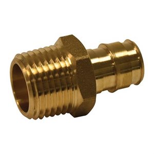 PEX F1960 Brass Adapter Male MIP