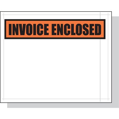 Envelopes 4-1 / 2"x 5-1 / 2" 1000ct "Invoice Enclosed" (1)