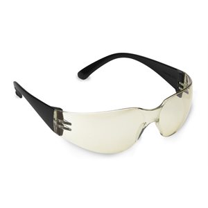 Safety Glasses Bulldog Indoor / Out Lens Black Frame (120) Min.(12)