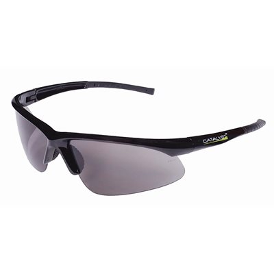 Safety Glasses Catalyst Gray Lens Black Frame (120) Min.(12)