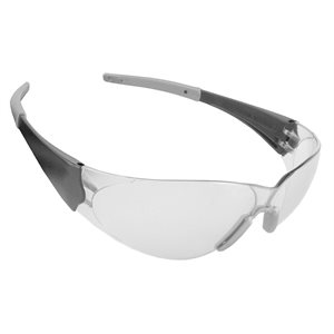 Safety Glasses Doberman Clear Anti-Fog Black Frame Gel Nose (120) Min.(12)