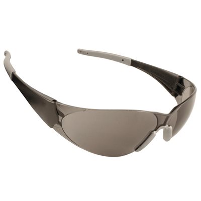 Safety Glasses Doberman Gray Lens Black Frame Gel Nose (120) Min.(12)