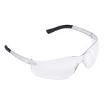 Safety Glasses Dane Clear Lens Clear Frame Rubber Temples (120) Min.(12)
