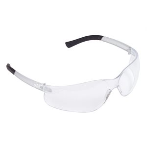 Safety Glasses Dane Clear Anti-Fog Lens Clear Frame Rubber Temples (120) Min.(12)