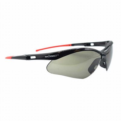 Safety Glasses Machinist Gray Anti-Fog Black Frame Min.(12)