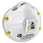 3M 8210V N95 Particulate Mask with Valve Double Strap 10ct (8) Min. (1)