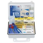 First Aid Kit 25 Person Plastic Box Osha Certified (12) Min.(1)