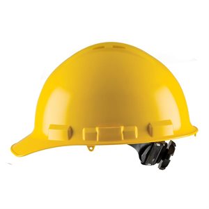 Cap Style Hard Hat Vented Yellow with Ratchet 4-point Suspension (20) Min.(1)