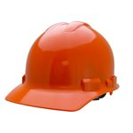 Cap Style Hard Hat Hi-Viz Orange with Ratchet 6-point Suspension (20)