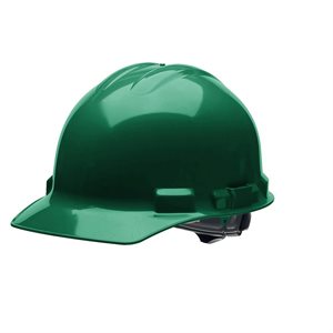 Cap Style Hard Hat Forest Green with Ratchet 6-point Suspension (20)