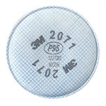 3M Filter P95 2 Pack 2071 White Particulate Filter Dusty Oil Based & Fumes (100) Min. (1)