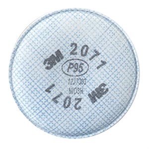 3M Filter P95 2 Pack 2071 Liquids,Oil Based & Fumes Particulate Filter (100) Min. (1)