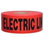 Tape Non Detectable Red 3"x 1000' Electrical Line Buried Below (8) Min.(8)