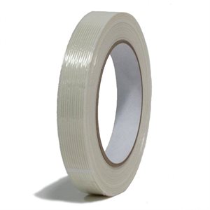 Brixwell FST11260C Clear Filament Strapping Tape 1 1/2 Inch x 60 Yard Made in the USA 