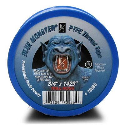 1"x 1429 Blue Monster Thread Seal Tape (162) Min.(27)