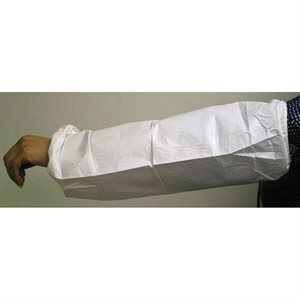 Sleeves Pro Shield White 18" Length Elastic Ends 200ct (1)